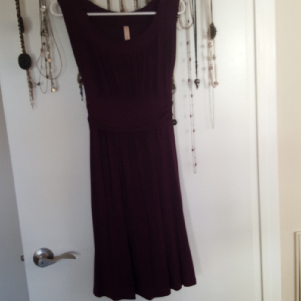 Eggplant purple dress